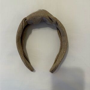 Anthropologie Shimmering Gold Headband
